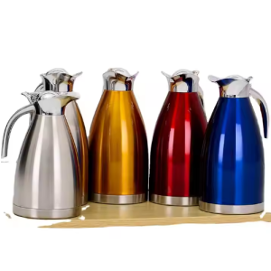 1.0L good quality 304 stainless steel vacuum insulation tea / coffee kettle with handle