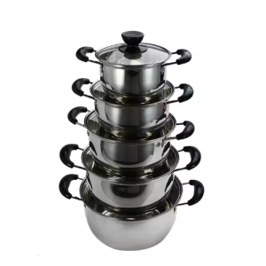 stainless steel stock pot cookware set